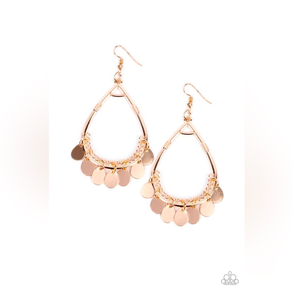 Meet Your Music Maker - Rose Gold Earrings